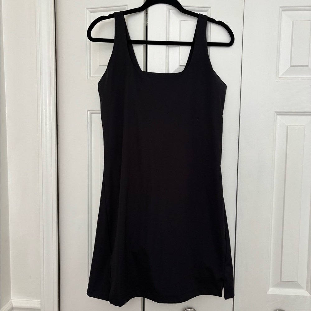 Old Navy Black Sleeveless Square Neck Mini Sundress